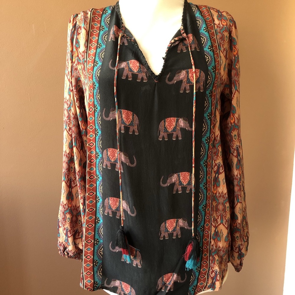 Tolani Cora Top in Animal
